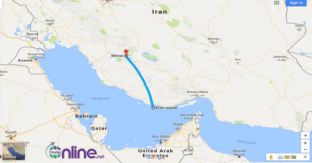 بلیط چارتری کیش به شیراز