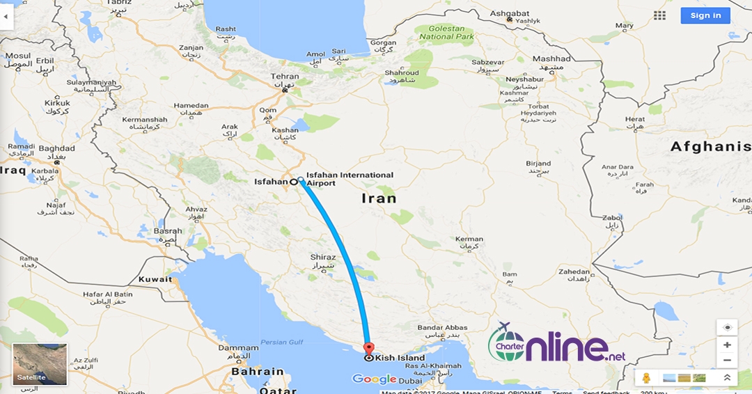 بلیط چارتری اصفهان به کیش